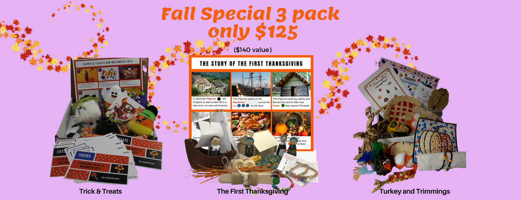 Fall Special 3 Pack only $125