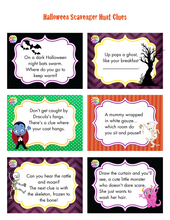 Load image into Gallery viewer, Printable Halloween Scavenger Hunt
