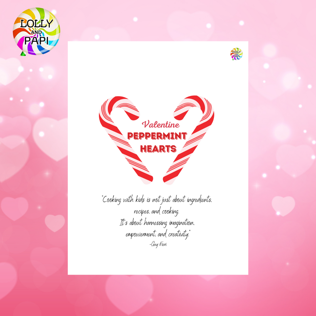 Printable Valentine Heart Picture Recipe