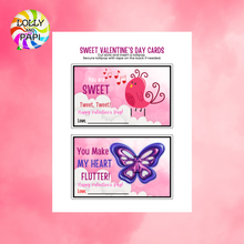 Load image into Gallery viewer, Printable Lollipop Valentine Cards
