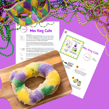 Load image into Gallery viewer, Printable Kid Picture Recipe - Mini King Cake

