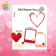 Load image into Gallery viewer, Printable Valentine Roll-A-Story
