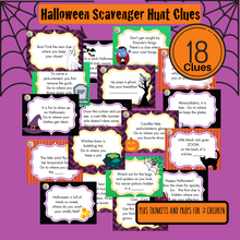 Load image into Gallery viewer, Printable Halloween Scavenger Hunt
